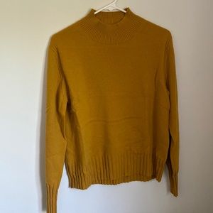 Jcrew 100% cashmere yellow sweater
